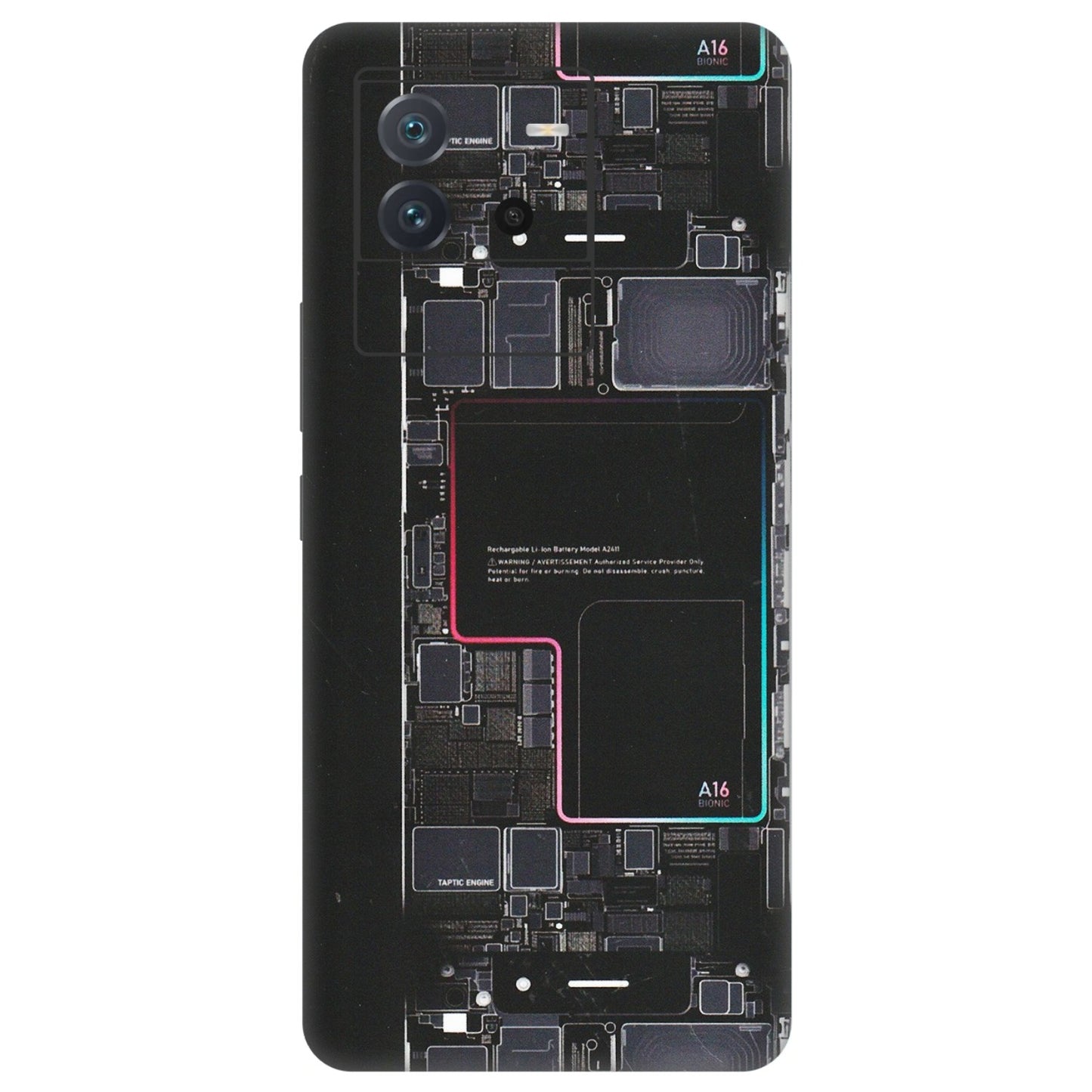 IQOO Phone Skins (All Models) - Motherboard Circuit Layout - Matte Finish (M-117) IQOO Neo 6 5G