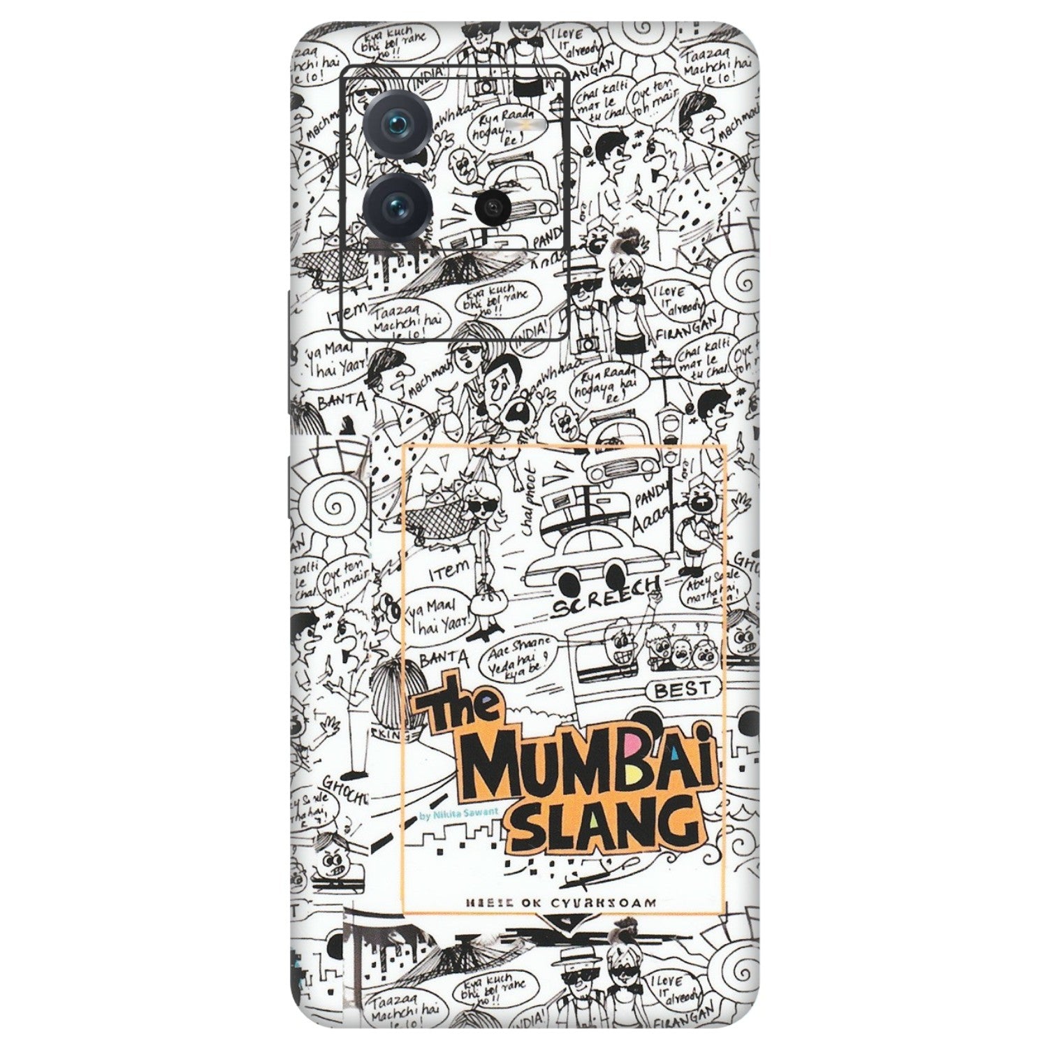 IQOO Phone Skins (All Models) - The Mumbai Slang - Matte Finish (M-142) IQOO Neo 6 5G