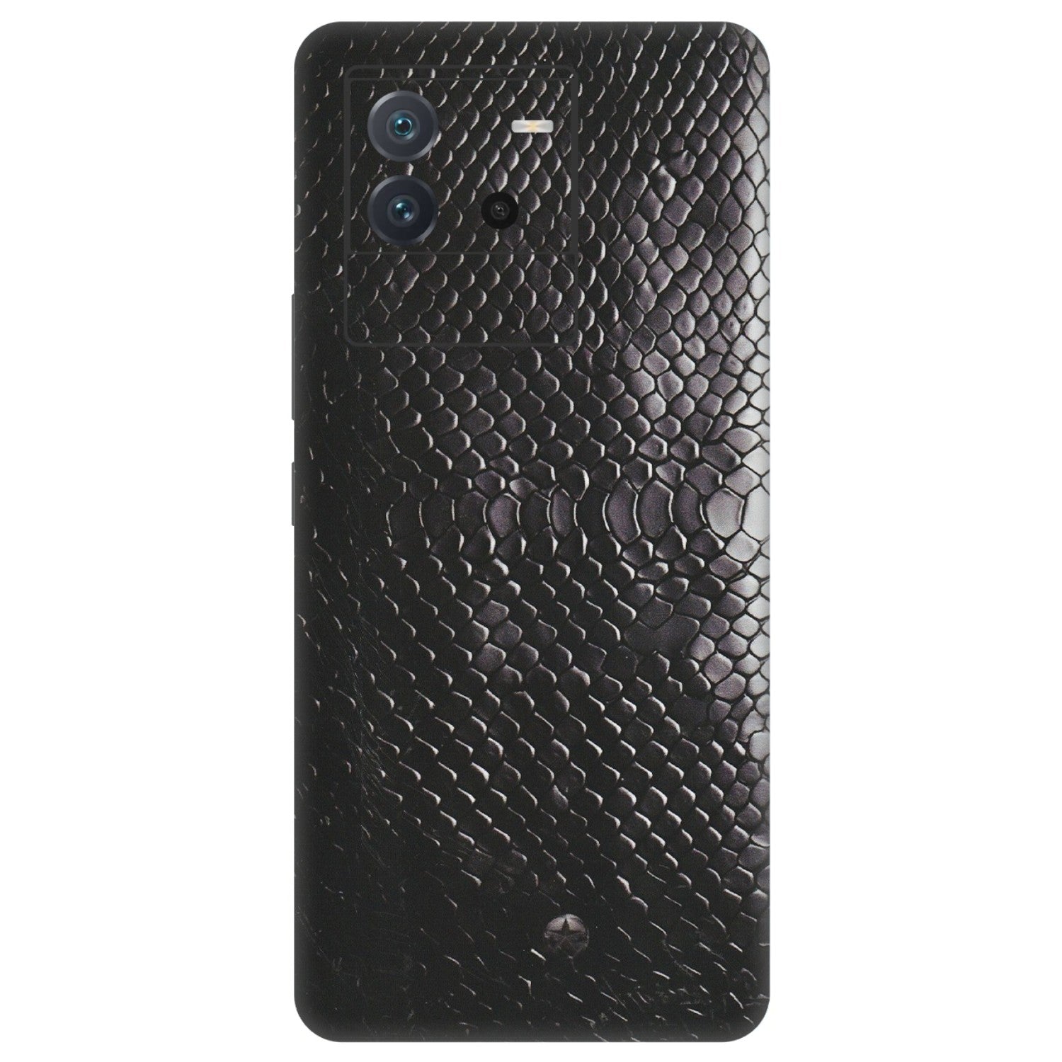 IQOO Phone Skins (All Models) - Black Snack Leather - Matte Finish (M-147) IQOO Neo 6 5G