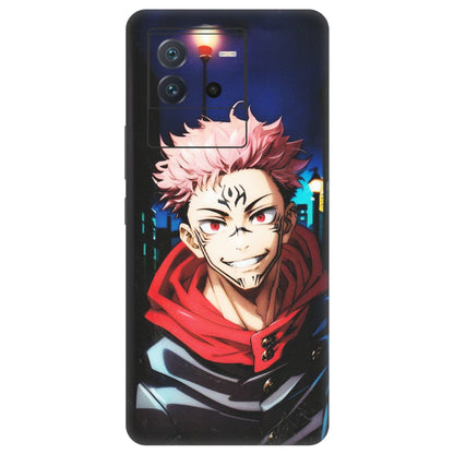 IQOO Phone Skins (All Models) - Yuji Itadori Funny Face Anime - Matte Finish (M-152) IQOO Neo 6 5G
