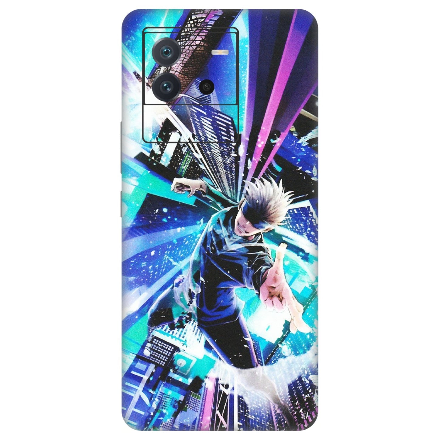 IQOO Phone Skins (All Models) - Manga Action Jujustu Kaisen Anime - Matte Finish (M-155) IQOO Neo 6 5G