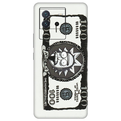 IQOO Phone Skins (All Models) - Rick And Morty Hundred Dollar Anime - Matte Finish (M-161) IQOO Neo 6 5G
