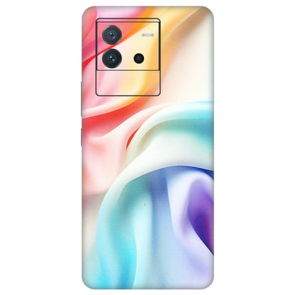 IQOO Phone Skins (All Models) - Colourful Silk Cloth - Matte Finish (M-165) IQOO Neo 6 5G