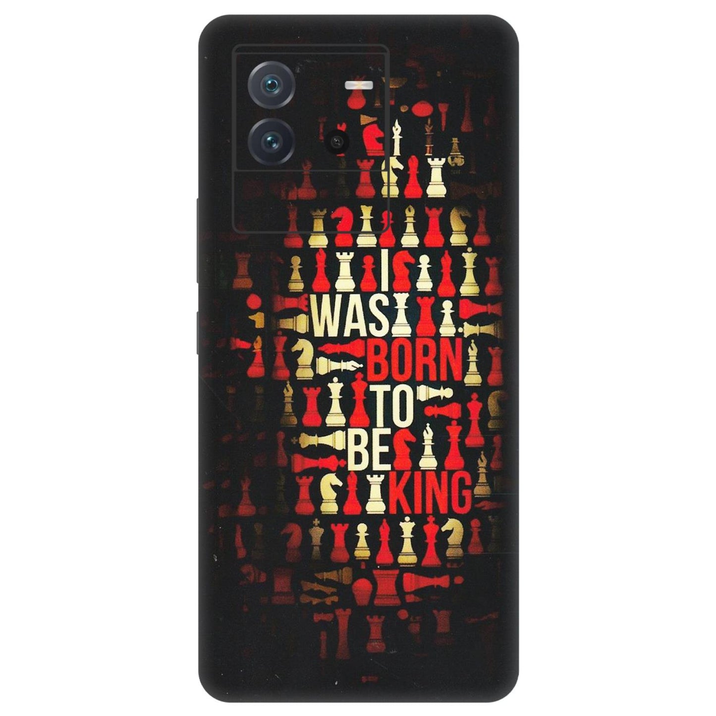 IQOO Phone Skins (All Models) - Born To Be King - Matte Finish (M-73) IQOO Neo 6 5G
