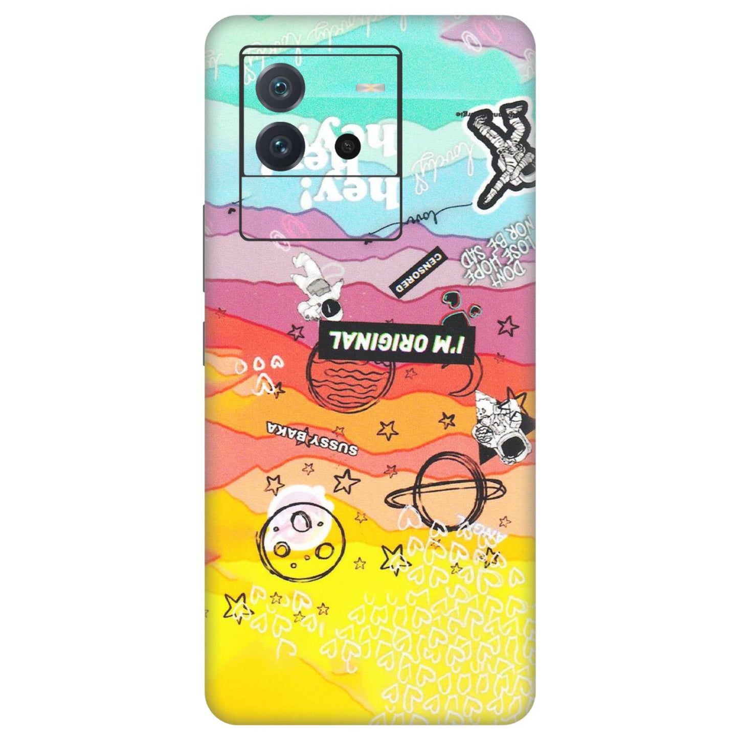 IQOO Phone Skins (All Models) - The Original Astronaut - Matte Finish (M-79) IQOO Neo 6 5G