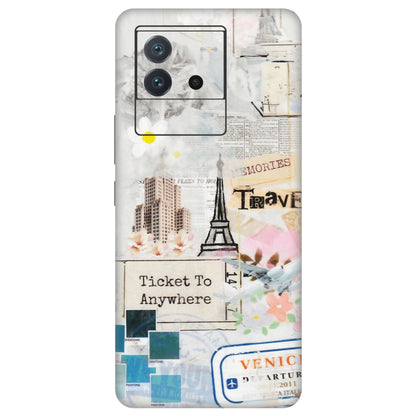 IQOO Phone Skins (All Models) - Travel Memories - Transparent Finish (T-09) IQOO Neo 6 5G
