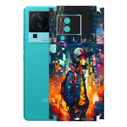 IQOO Phone Skins (All Models) - Street Anime Guy - 3D Embossed Finish (L-158) IQOO Neo 7 5G