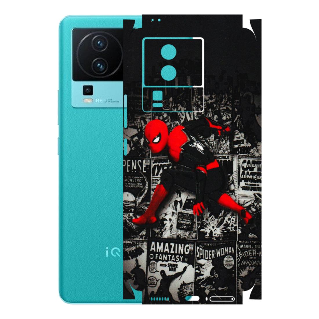 IQOO Phone Skins (All Models) - SpiderMan New - 3D Embossed Finish (L-162) IQOO Neo 7 5G