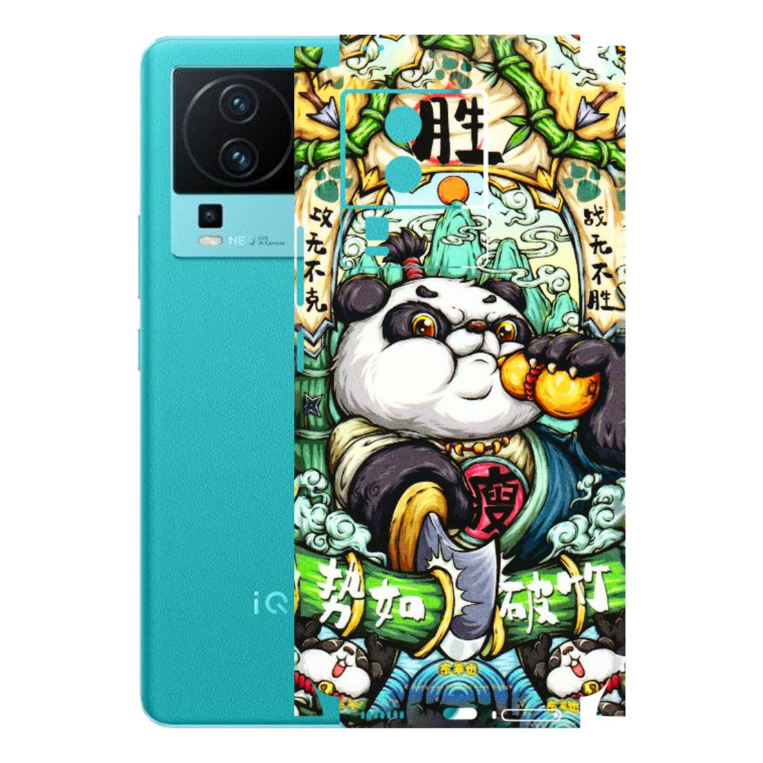 IQOO Phone Skins (All Models) - Royal Rich Panda - 3D Embossed Finish (L-170) IQOO Neo 7 5G