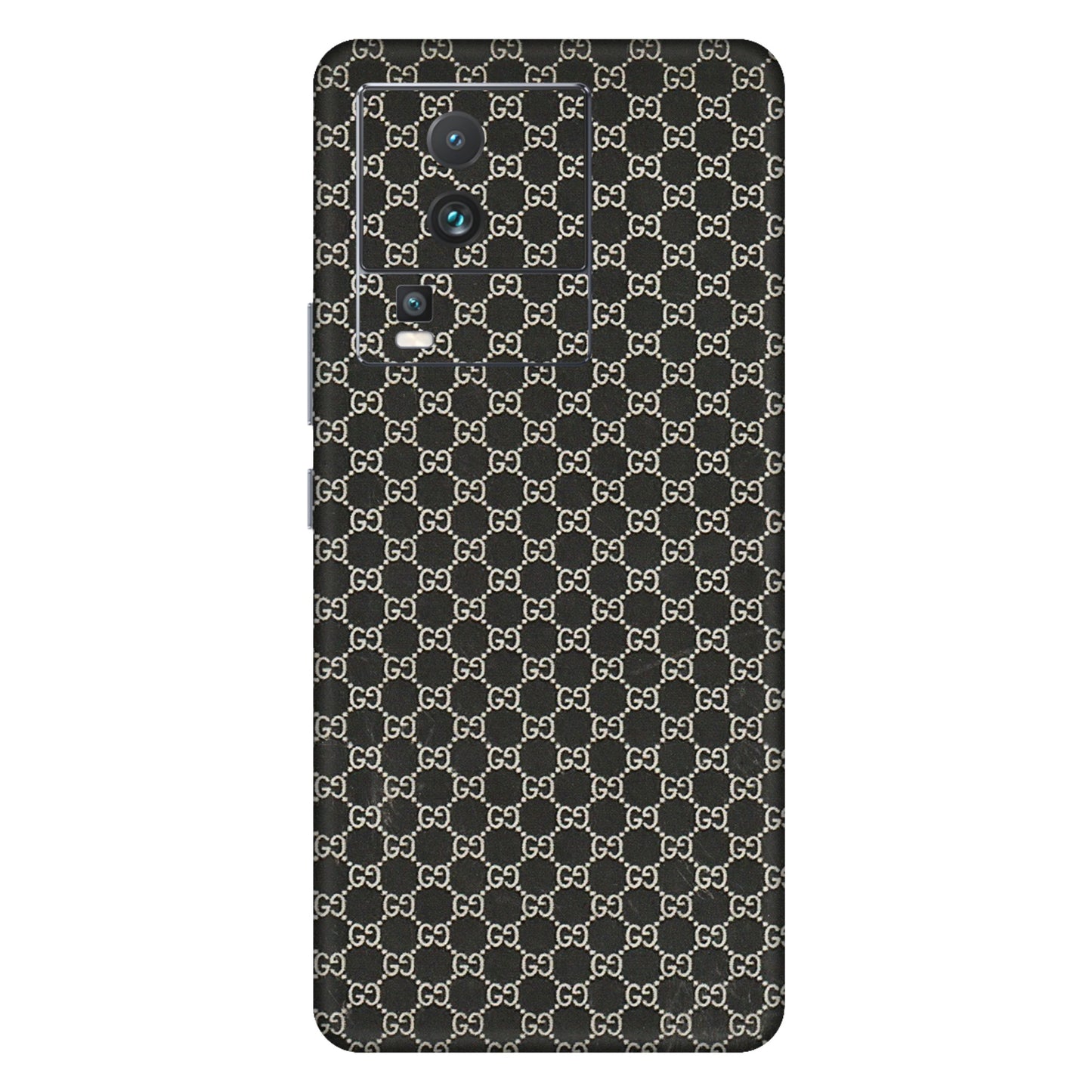 IQOO Phone Skins (All Models) - Black G Print - 3D Embossed Finish (L-109) IQOO Neo 7 5G