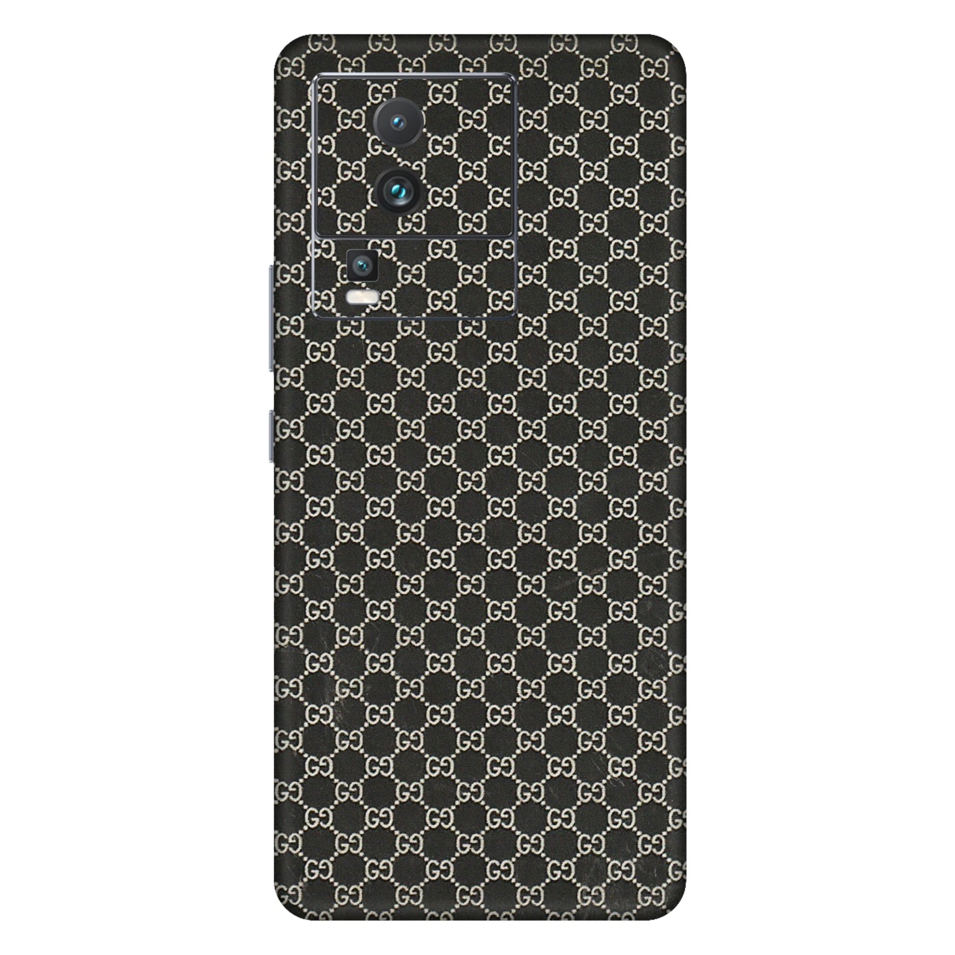 IQOO Phone Skins (All Models) - Black G Print - 3D Embossed Finish (L-109) IQOO Neo 7 5G