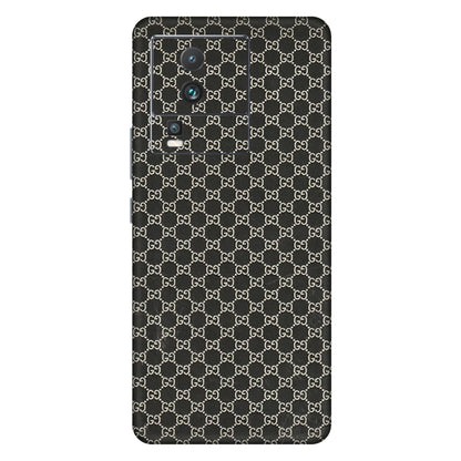 IQOO Phone Skins (All Models) - Black G Print - 3D Embossed Finish (L-109) IQOO Neo 7 5G