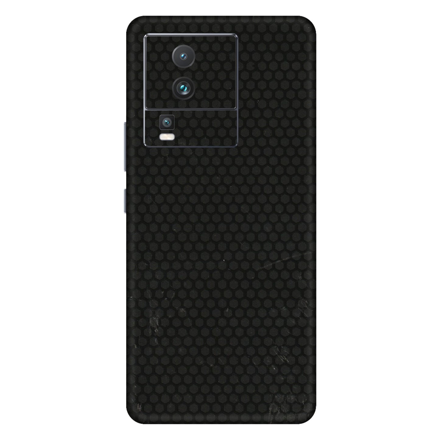 IQOO Phone Skins (All Models) - Black honeycomb - 3D Embossed Finish (L-114) IQOO Neo 7 5G