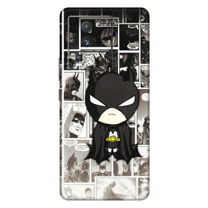 IQOO Phone Skins (All Models) - Toon Batman - 3D Embossed Finish (L-182) IQOO Neo 7 5G
