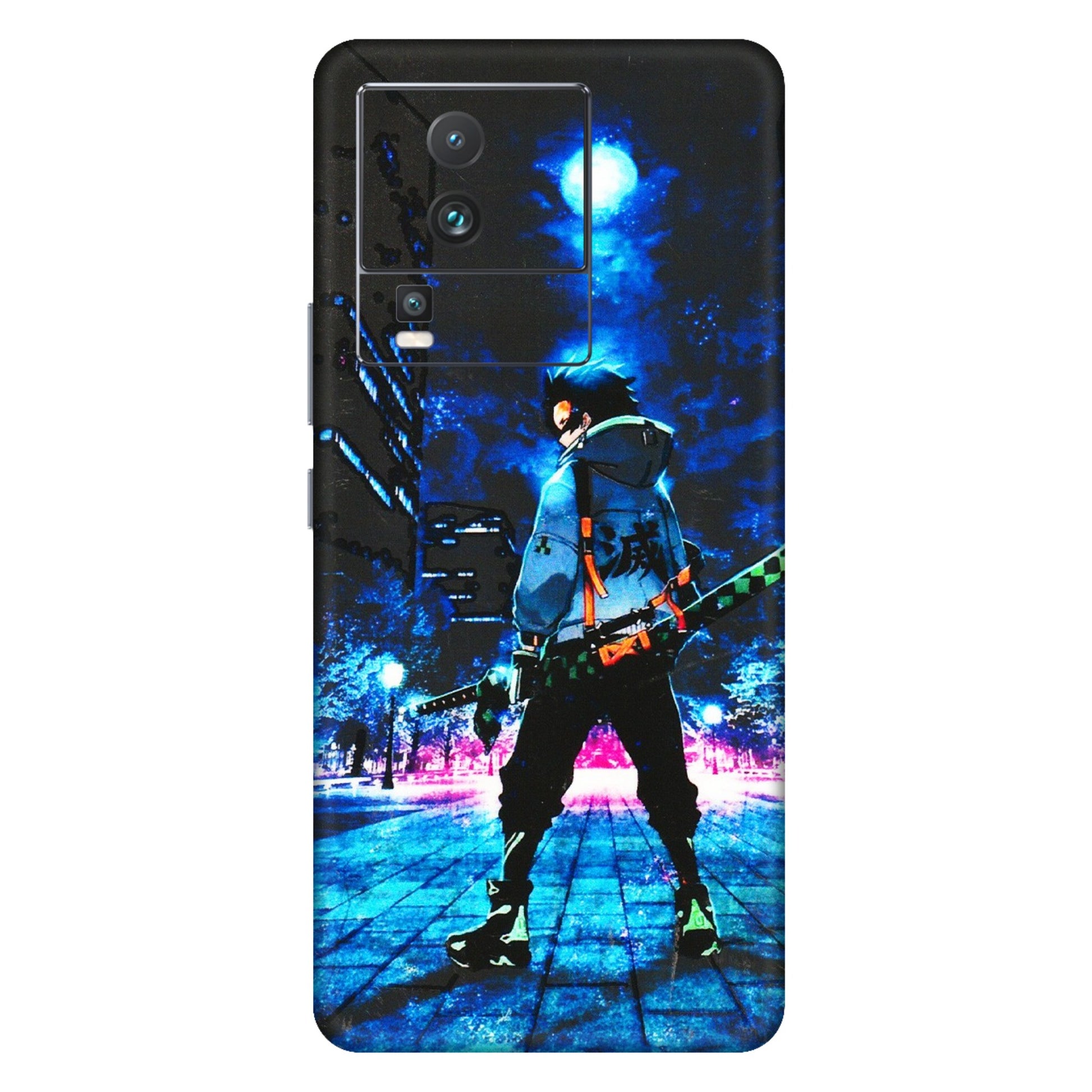 IQOO Phone Skins (All Models) - Demon Slayer Sword - 3D Embossed Finish (L-247) IQOO Neo 7 5G