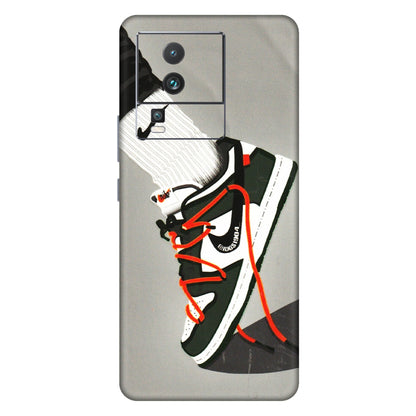 IQOO Phone Skins (All Models) - New Grey Sneaker - 3D Embossed Finish (L-261) IQOO Neo 7 5G
