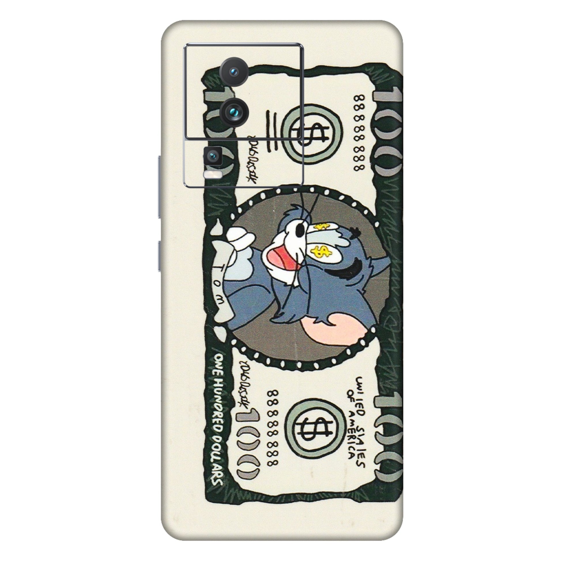 IQOO Phone Skins (All Models) - Tom Hundred Dollar - 3D Embossed Finish (L-324) IQOO Neo 7 5G