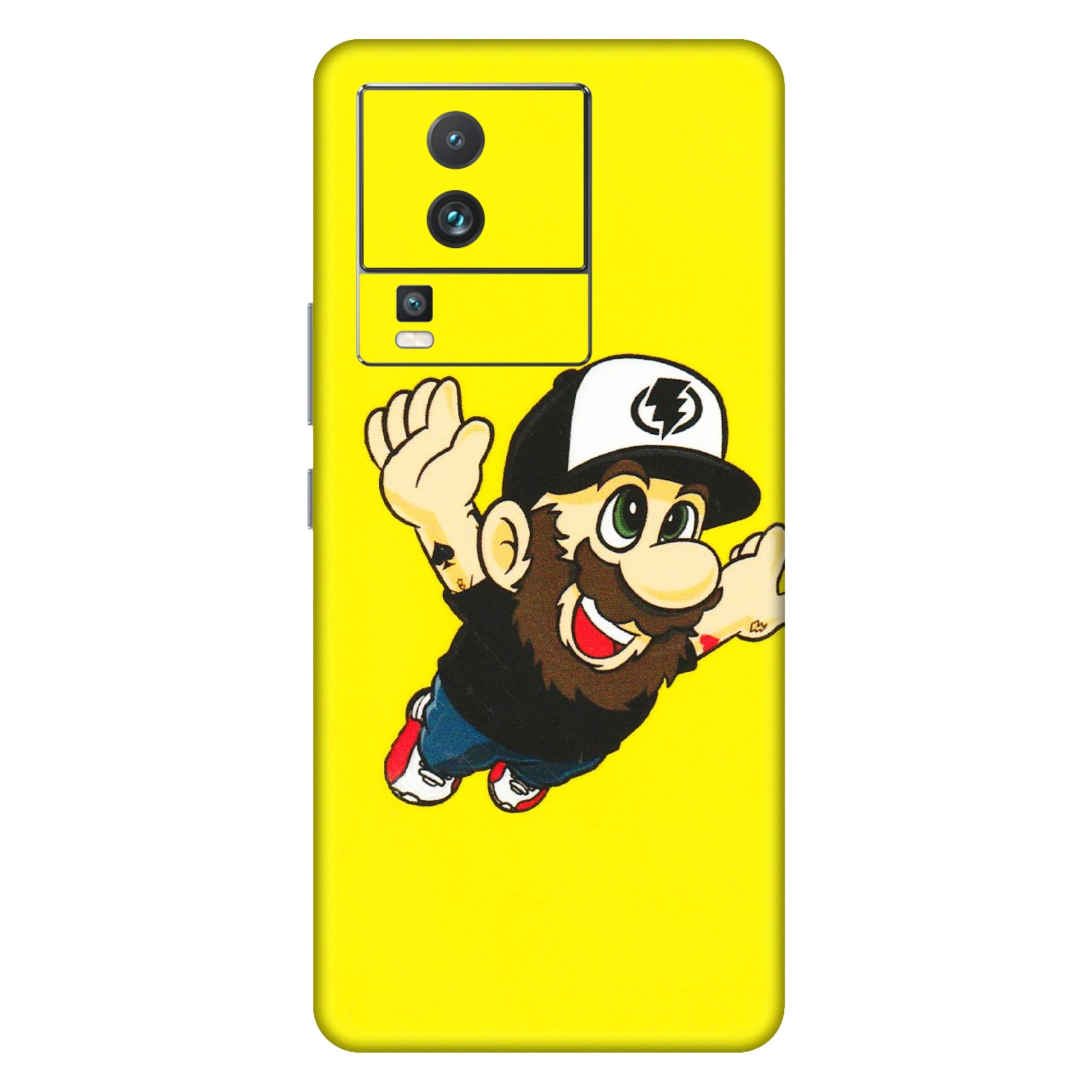 IQOO Phone Skins (All Models) - Flying Beardo - 3D Embossed Finish (L-60) IQOO Neo 7 5G