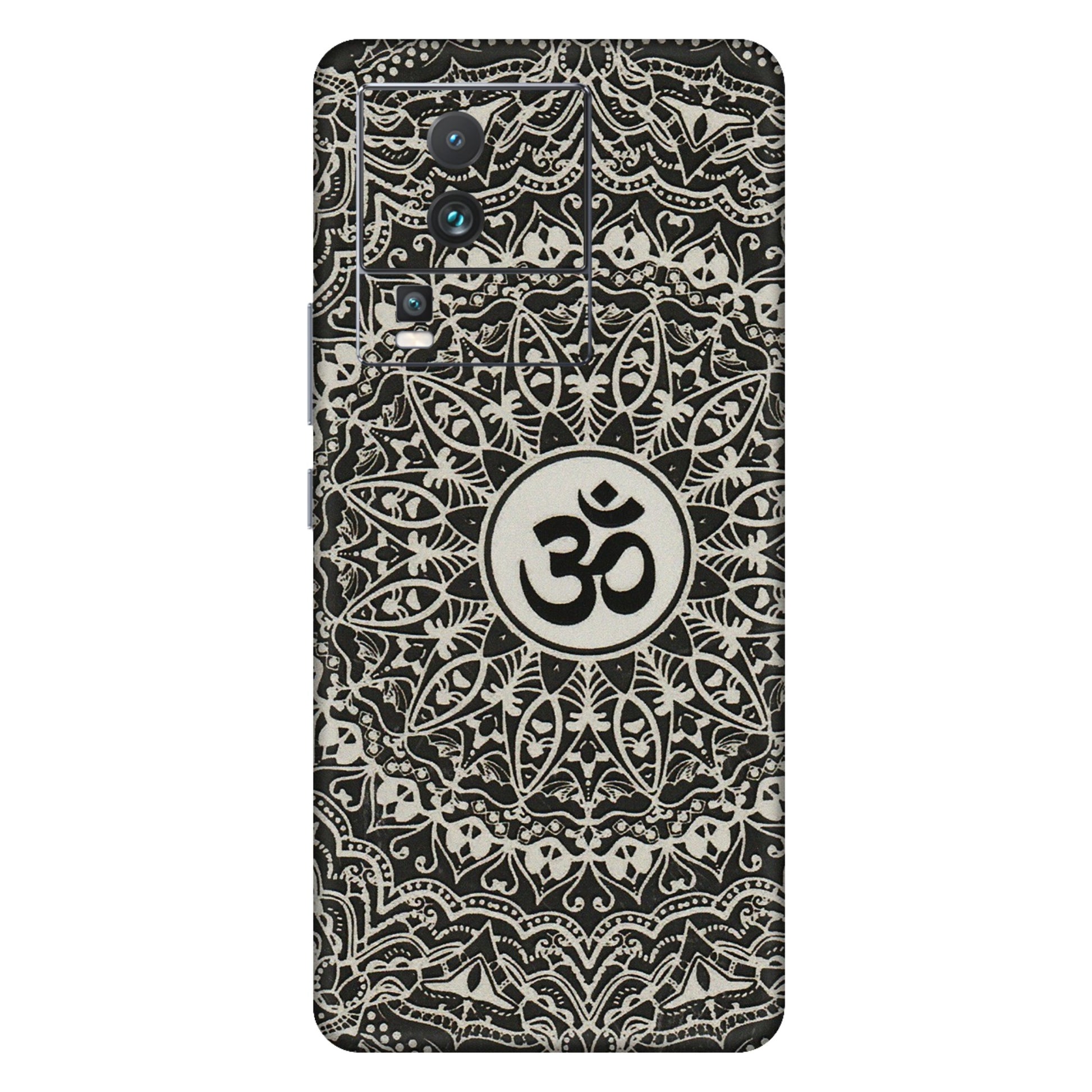 IQOO Phone Skins (All Models) - Aum Elegant Mandala - 3D Embossed Finish (L-62) IQOO Neo 7 5G