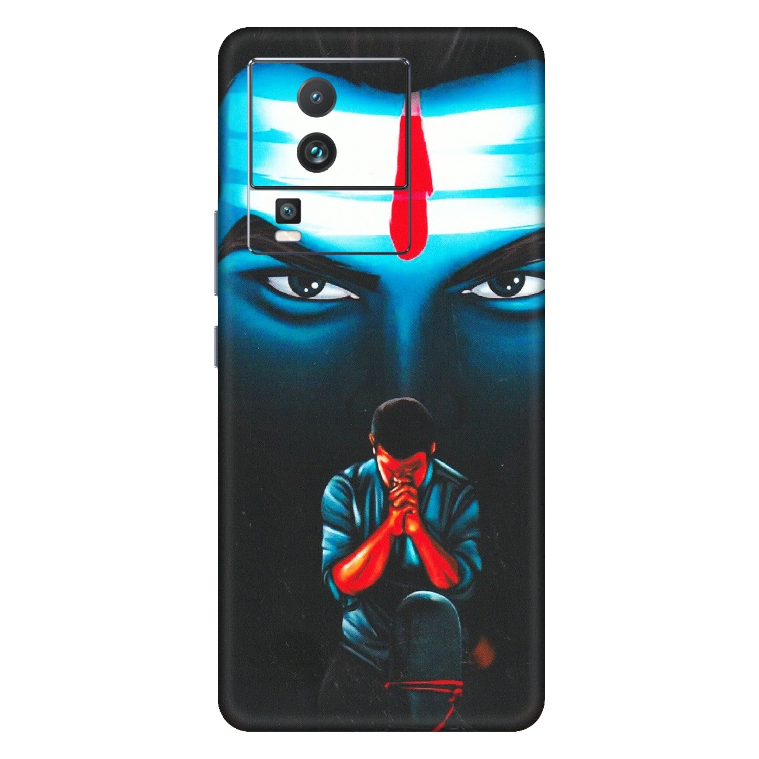 IQOO Phone Skins (All Models) - Mahakal Bhakt - Matte Finish (M-112) IQOO Neo 7 5G