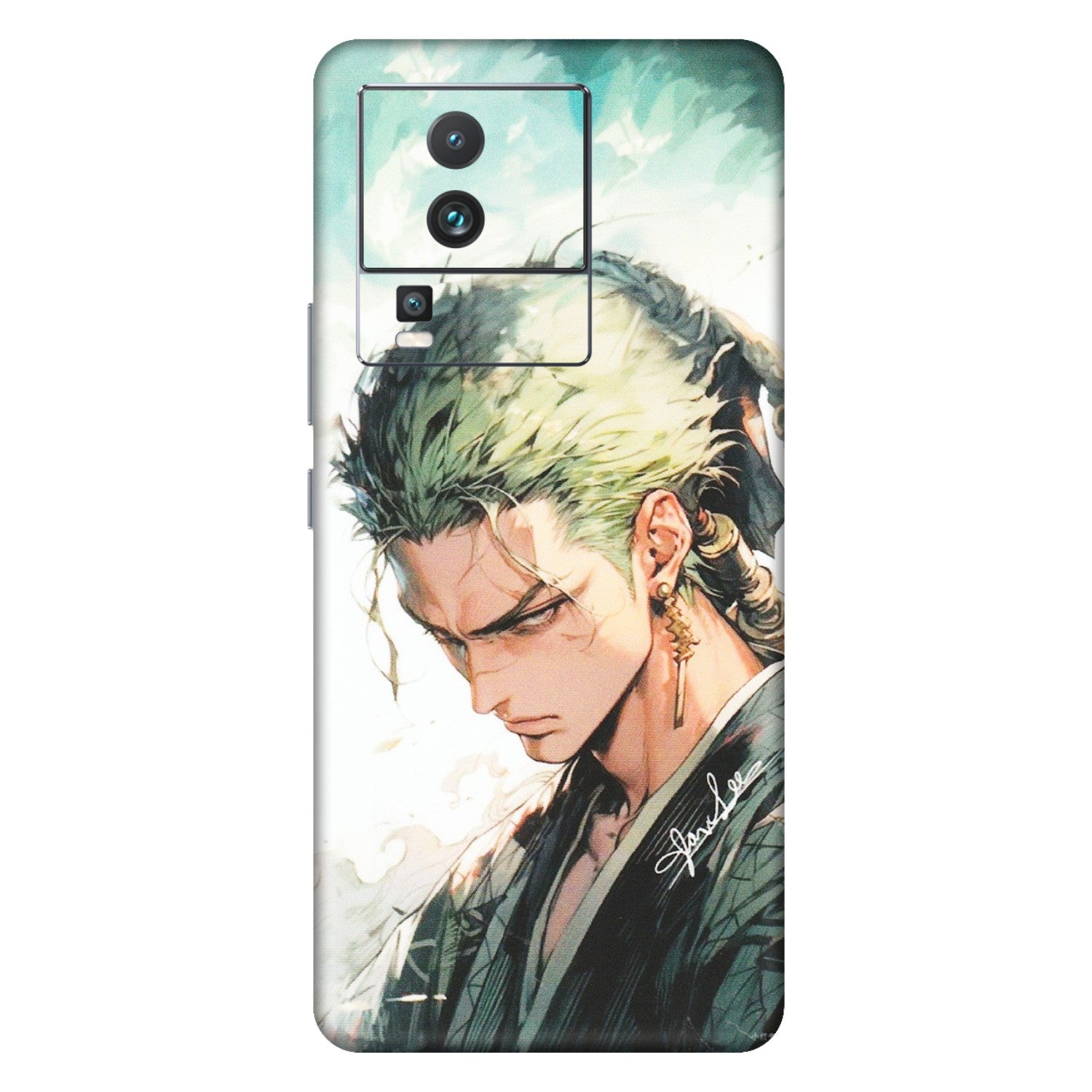 IQOO Phone Skins (All Models) - Pirate Hunter One Piece Anime - Matte Finish (M-157) IQOO Neo 7 5G