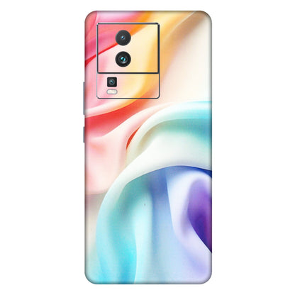 IQOO Phone Skins (All Models) - Colourful Silk Cloth - Matte Finish (M-165) IQOO Neo 7 5G