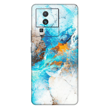 IQOO Phone Skins (All Models) - Blue Waves Abstract - Matte Finish (M-19) IQOO Neo 7 5G
