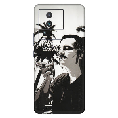 IQOO Phone Skins (All Models) - Pab Escobar - Transparent Finish (T-05) IQOO Neo 7 5G