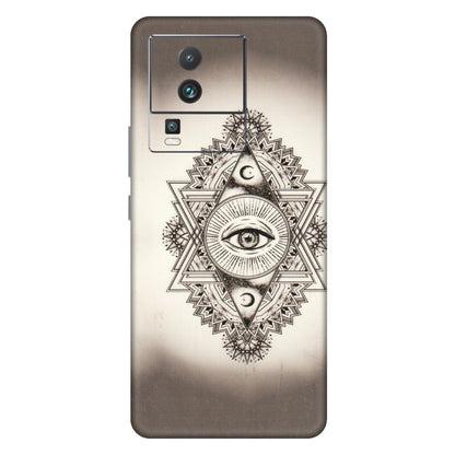 IQOO Phone Skins (All Models) - Illuminati Great Eye - Transparent Finish (T-14) IQOO Neo 7 5G
