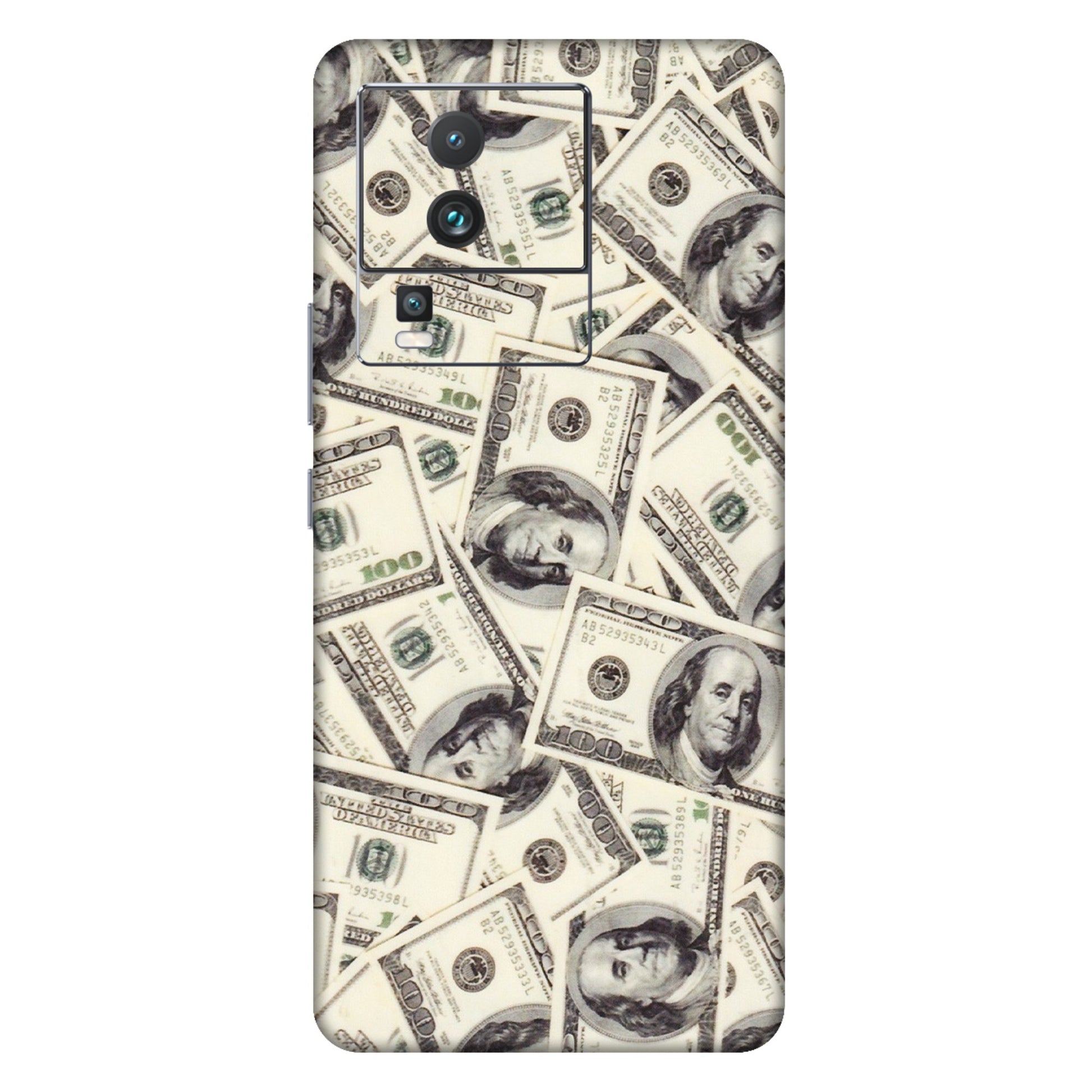 IQOO Phone Skins (All Models) - Dollar Lover - Transparent Finish (T-17) IQOO Neo 7 5G