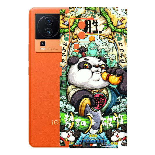 IQOO Phone Skins (All Models) - Royal Rich Panda - 3D Embossed Finish (L-170) IQOO Neo 7 PRO