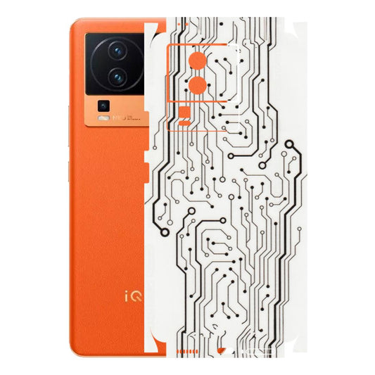 IQOO Phone Skins (All Models) - Tech Circuits - Transparent Finish (T-03) IQOO Neo 7 PRO