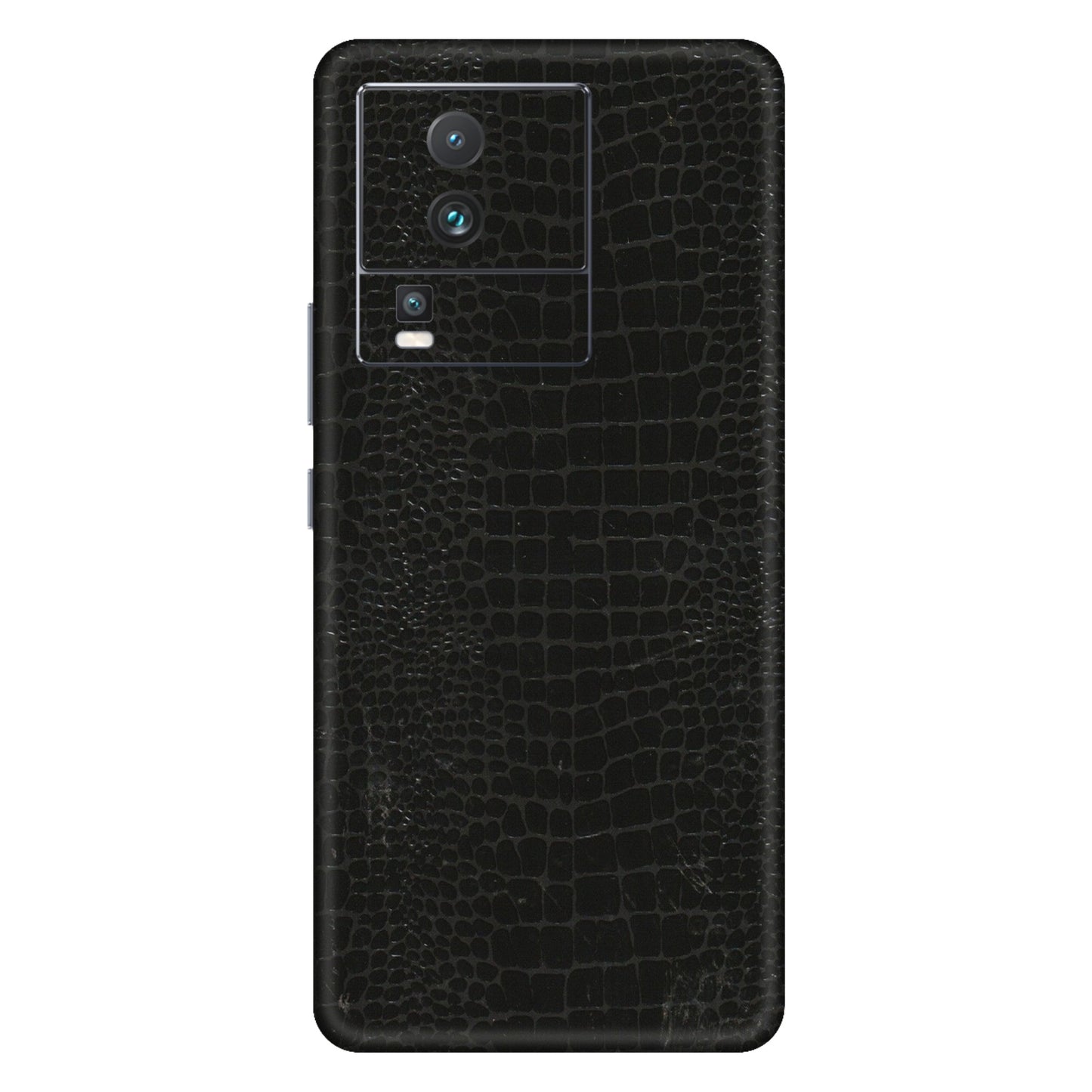 IQOO Phone Skins (All Models) - Snake Leather Black - 3D Embossed Finish (L-107) IQOO Neo 7 PRO