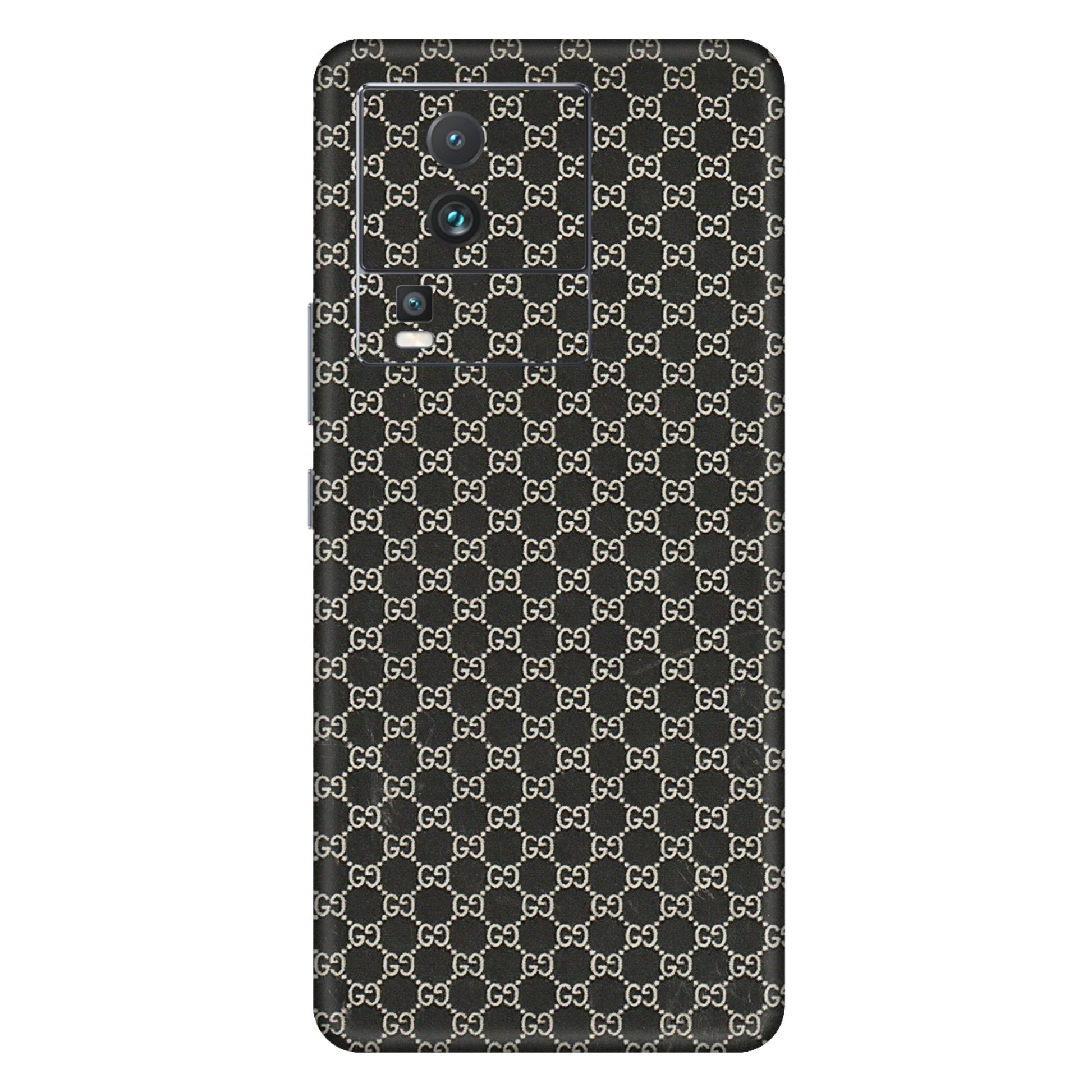 IQOO Phone Skins (All Models) - Black G Print - 3D Embossed Finish (L-109) IQOO Neo 7 PRO