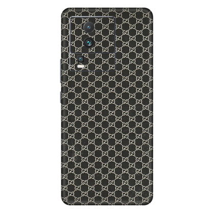 IQOO Phone Skins (All Models) - Black G Print - 3D Embossed Finish (L-109) IQOO Neo 7 PRO