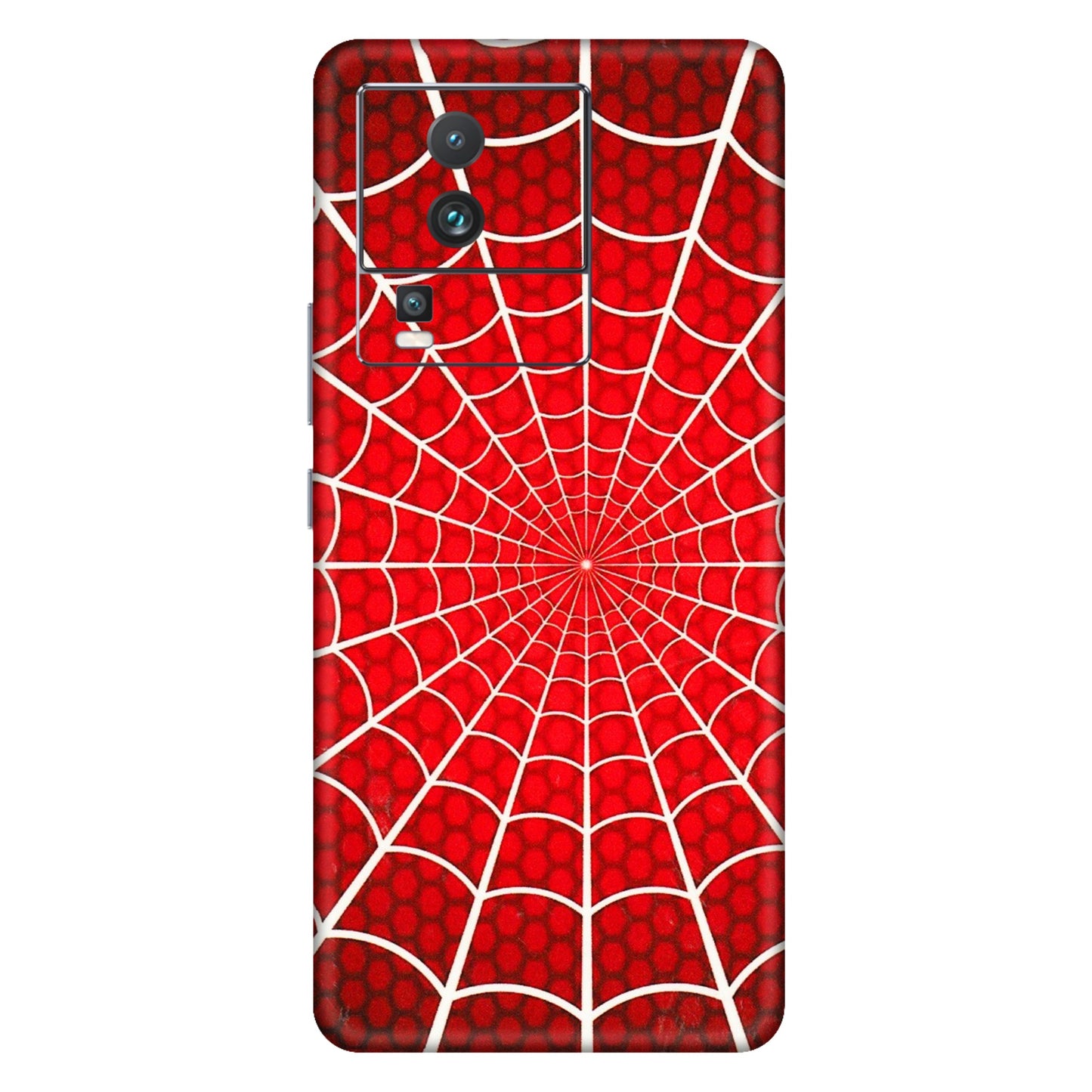 IQOO Phone Skins (All Models) - Classic Spidey Web - 3D Embossed Finish (L-115) IQOO Neo 7 PRO
