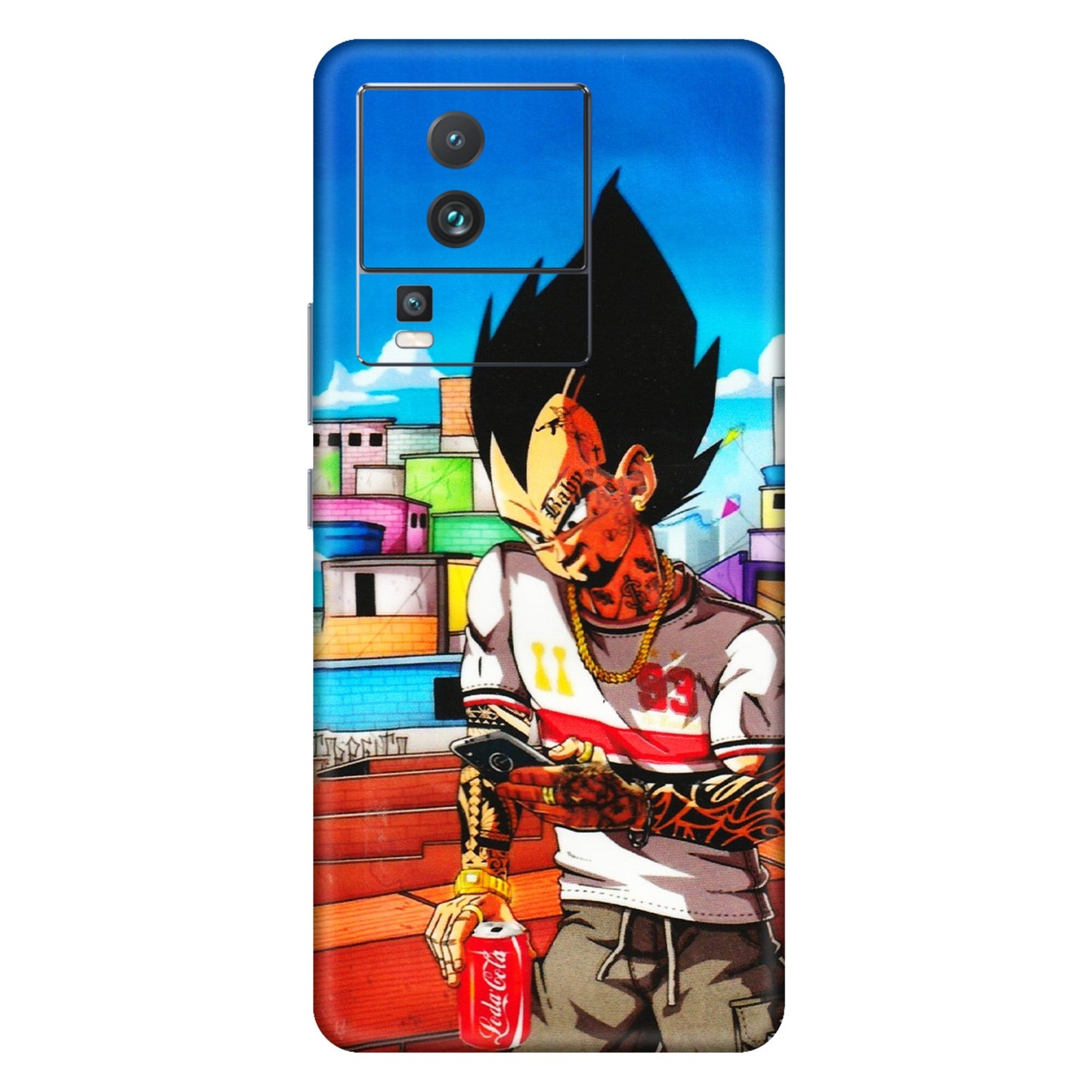 IQOO Phone Skins (All Models) - Vegeta - 3D Embossed Finish (L-136) IQOO Neo 7 PRO