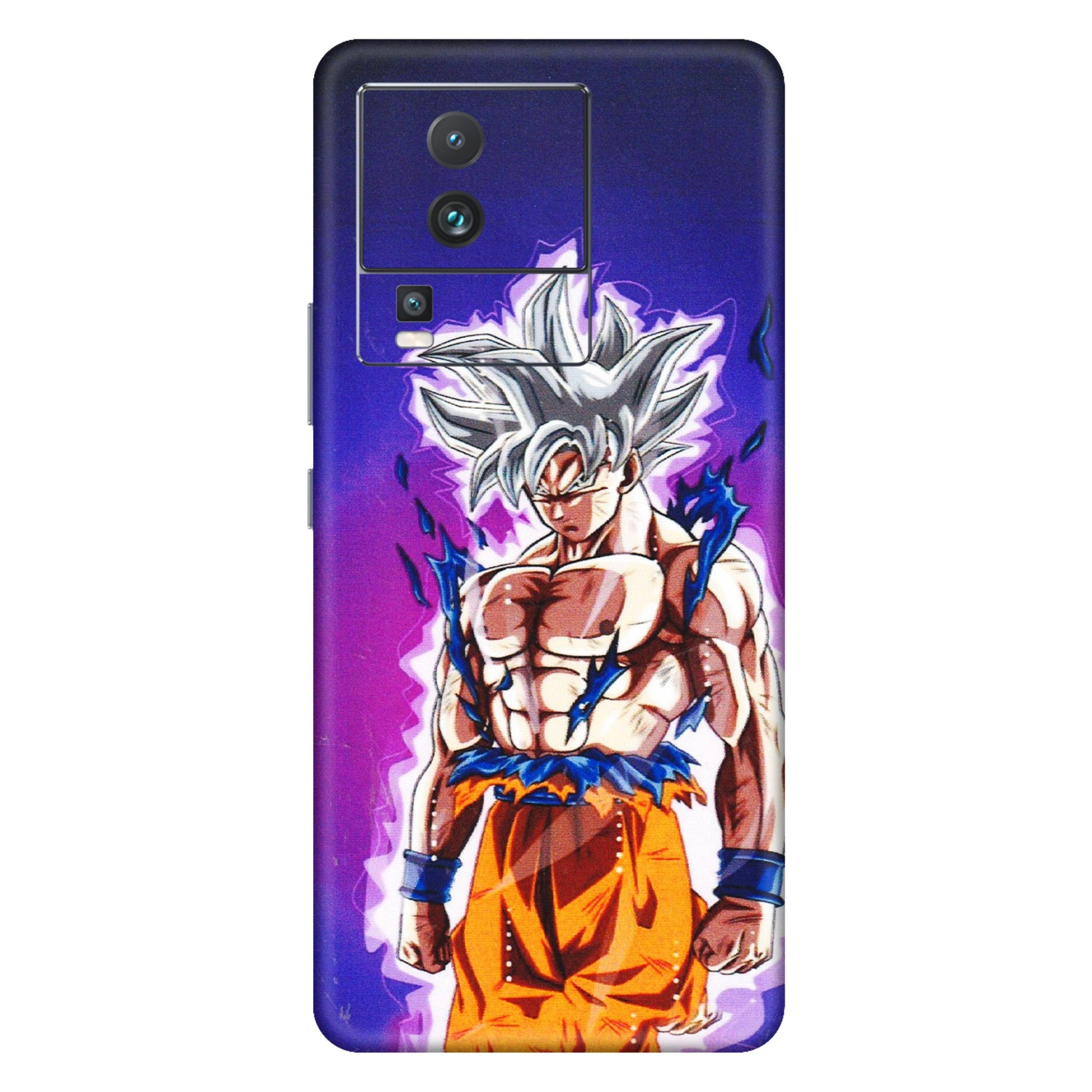 IQOO Phone Skins (All Models) - Goku Purple Anime - 3D Embossed Finish (L-147) IQOO Neo 7 PRO