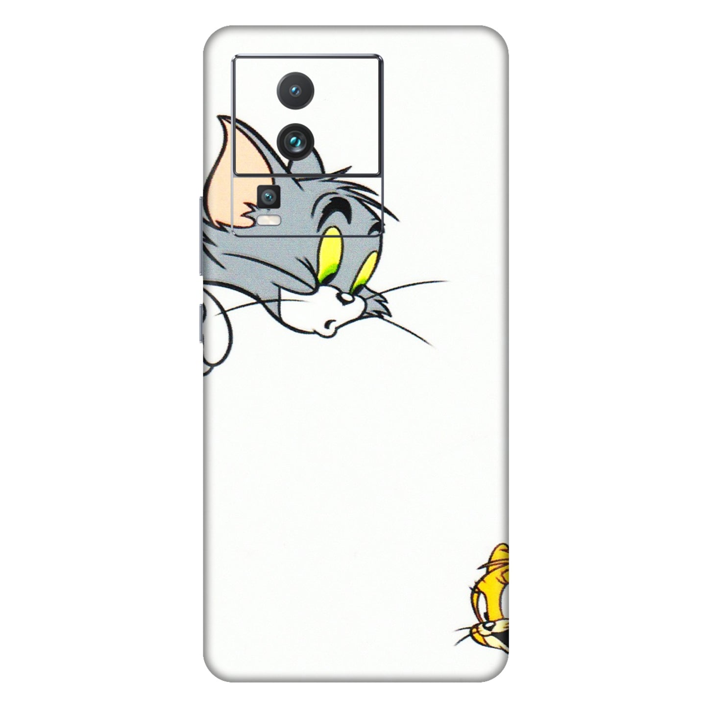 IQOO Phone Skins (All Models) - Cute Tom And Jerry - 3D Embossed Finish (L-220) IQOO Neo 7 PRO