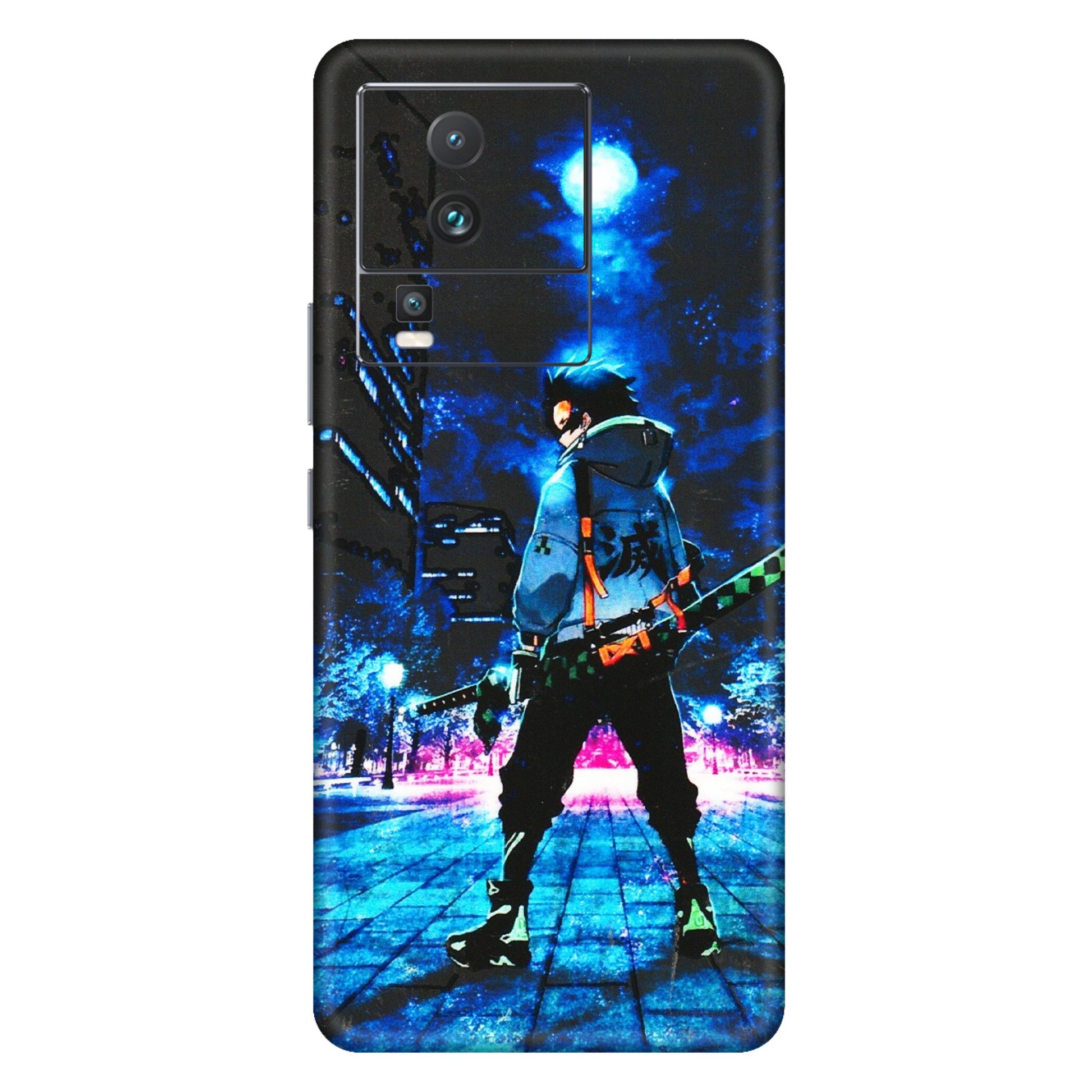 IQOO Phone Skins (All Models) - Demon Slayer Sword - 3D Embossed Finish (L-247) IQOO Neo 7 PRO