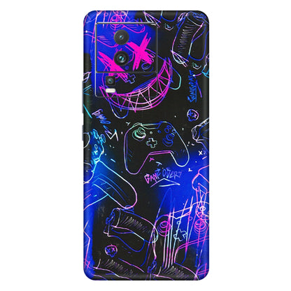 IQOO Phone Skins (All Models) - Gamers Paradise - 3D Embossed Finish (L-258) IQOO Neo 7 PRO