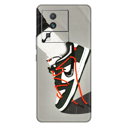 IQOO Phone Skins (All Models) - New Grey Sneaker - 3D Embossed Finish (L-261) IQOO Neo 7 PRO