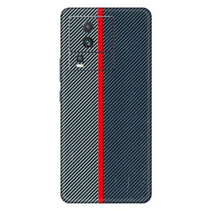 IQOO Phone Skins (All Models) - Blue Sober Lines - 3D Embossed Finish (L-305) IQOO Neo 7 PRO