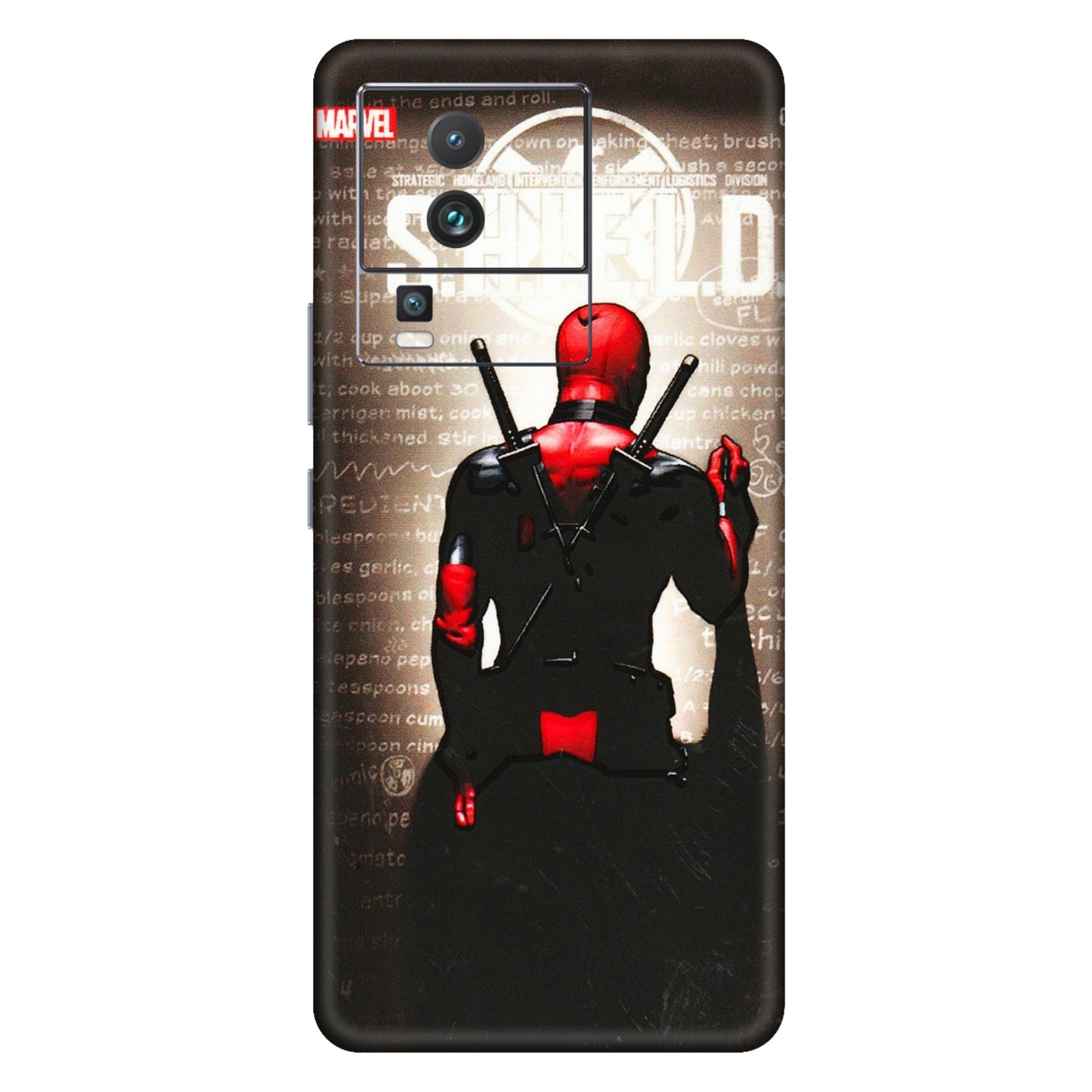IQOO Phone Skins (All Models) - Deadpool - 3D Embossed Finish (L-56) IQOO Neo 7 PRO