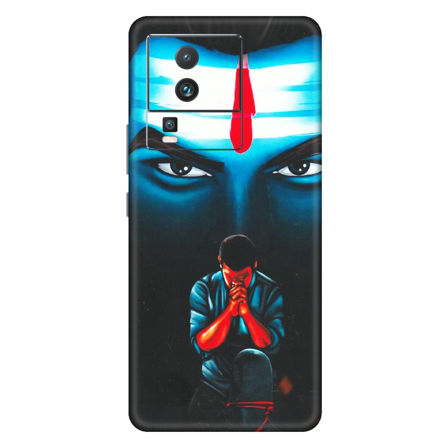 IQOO Phone Skins (All Models) - Mahakal Bhakt - Matte Finish (M-112) IQOO Neo 7 PRO
