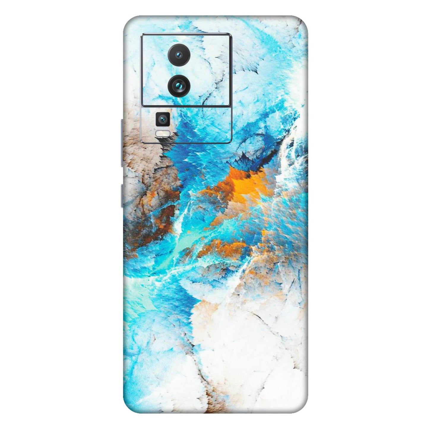 IQOO Phone Skins (All Models) - Blue Waves Abstract - Matte Finish (M-19) IQOO Neo 7 PRO