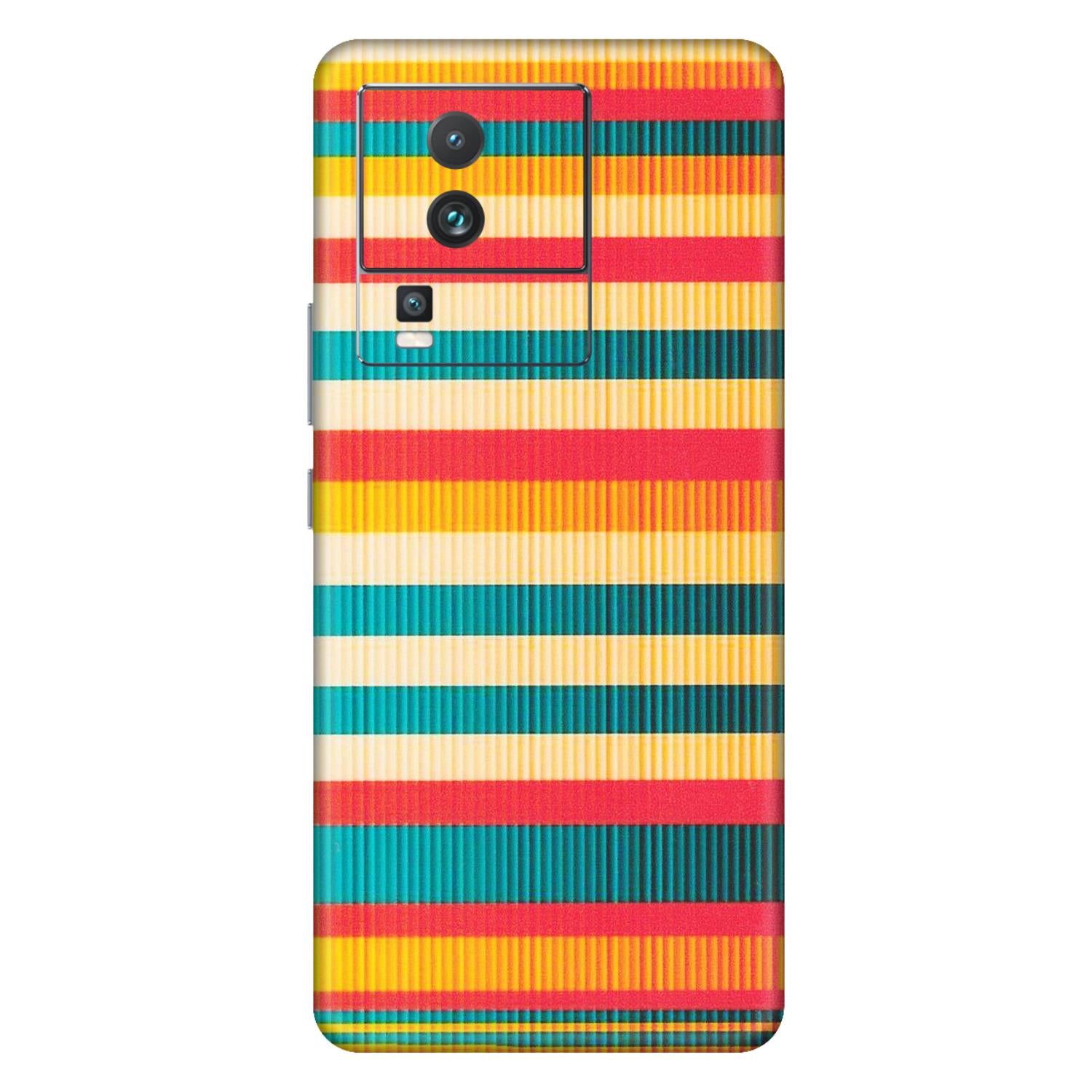 IQOO Phone Skins (All Models) - Colourful Stripes Soothing Effect - Matte Finish (M-86) IQOO Neo 7 PRO