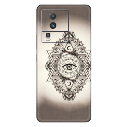 IQOO Phone Skins (All Models) - Illuminati Great Eye - Transparent Finish (T-14) IQOO Neo 7 PRO