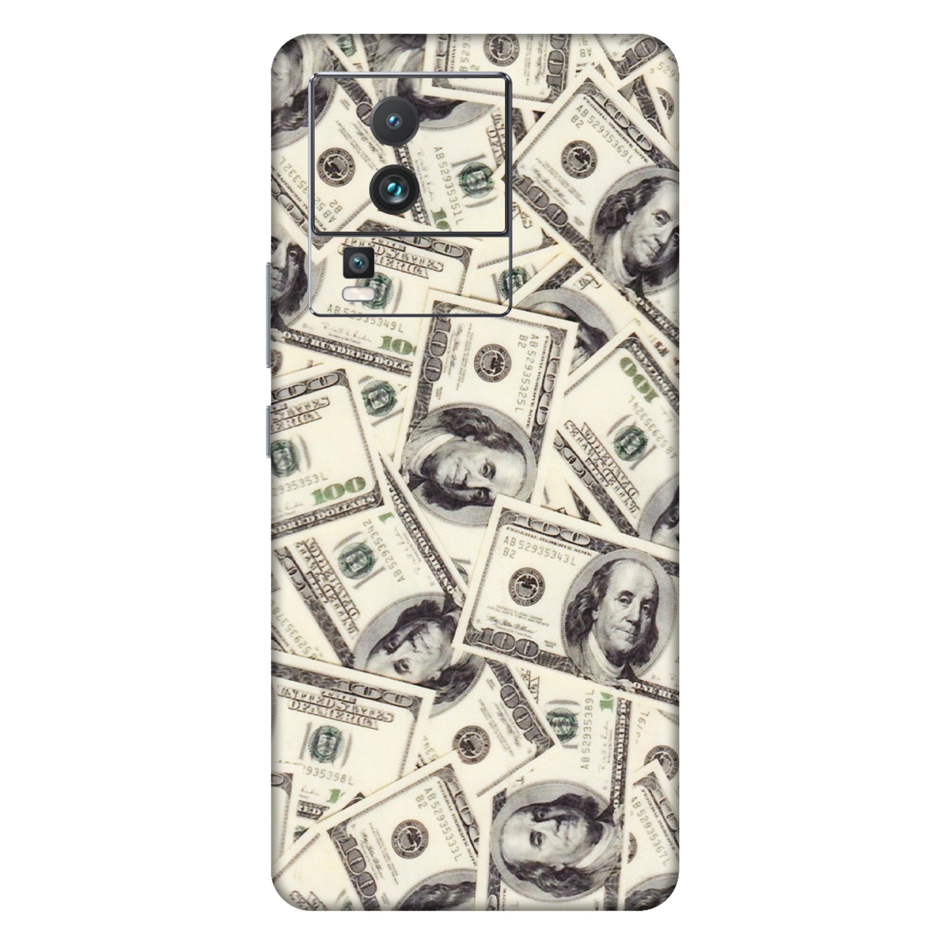 IQOO Phone Skins (All Models) - Dollar Lover - Transparent Finish (T-17) IQOO Neo 7 PRO