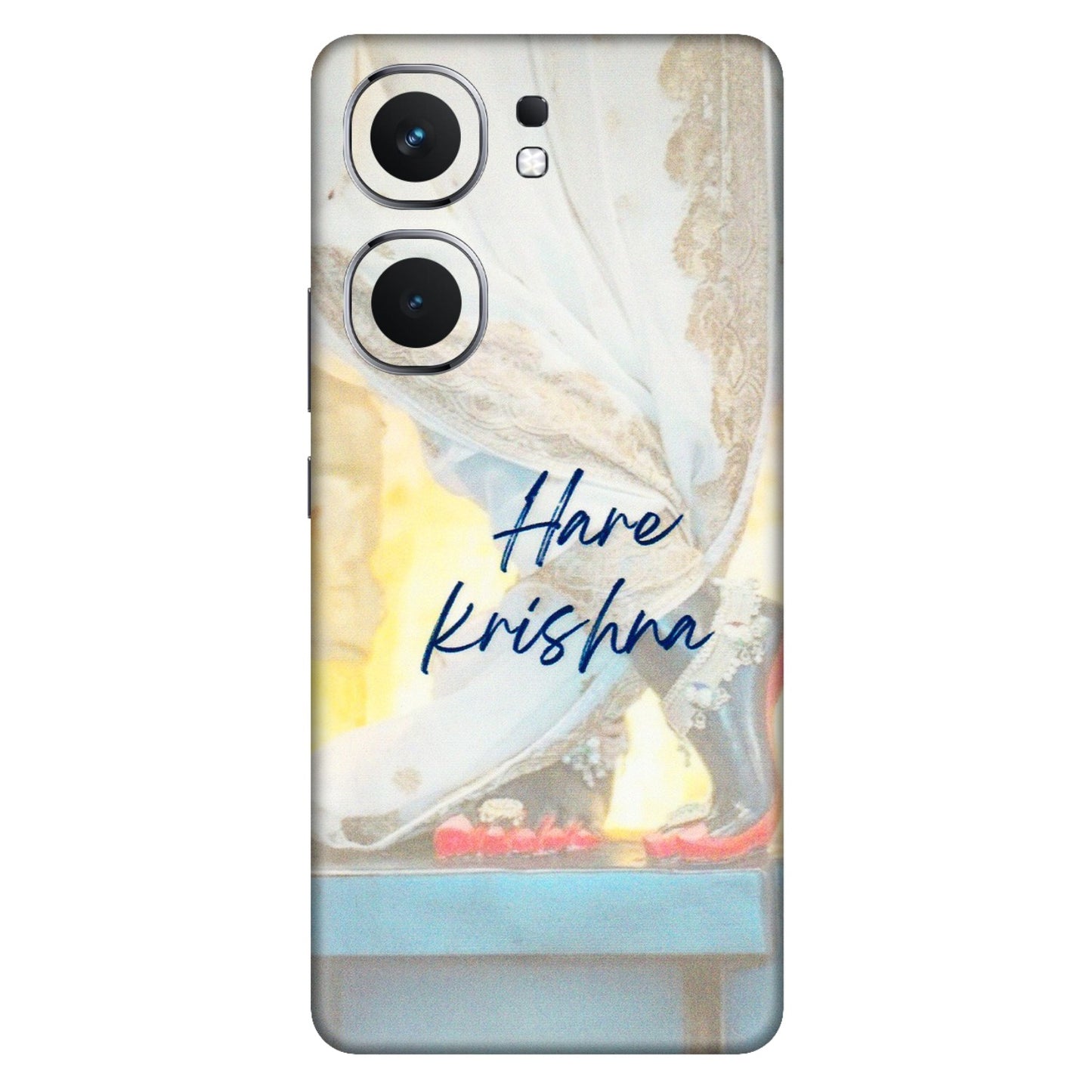 IQOO Phone Skins (All Models) - Hare Krishna - 3D Embossed Finish (L-03) IQOO Neo 9 Pro
